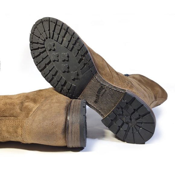 Walk Over Vintage Shoe Co USA Brown Combat Boot Lug Size 9 - Picture 10 of 10